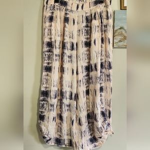 Elevenses Anthropologie Wide-legged Cropped Flowy Pants